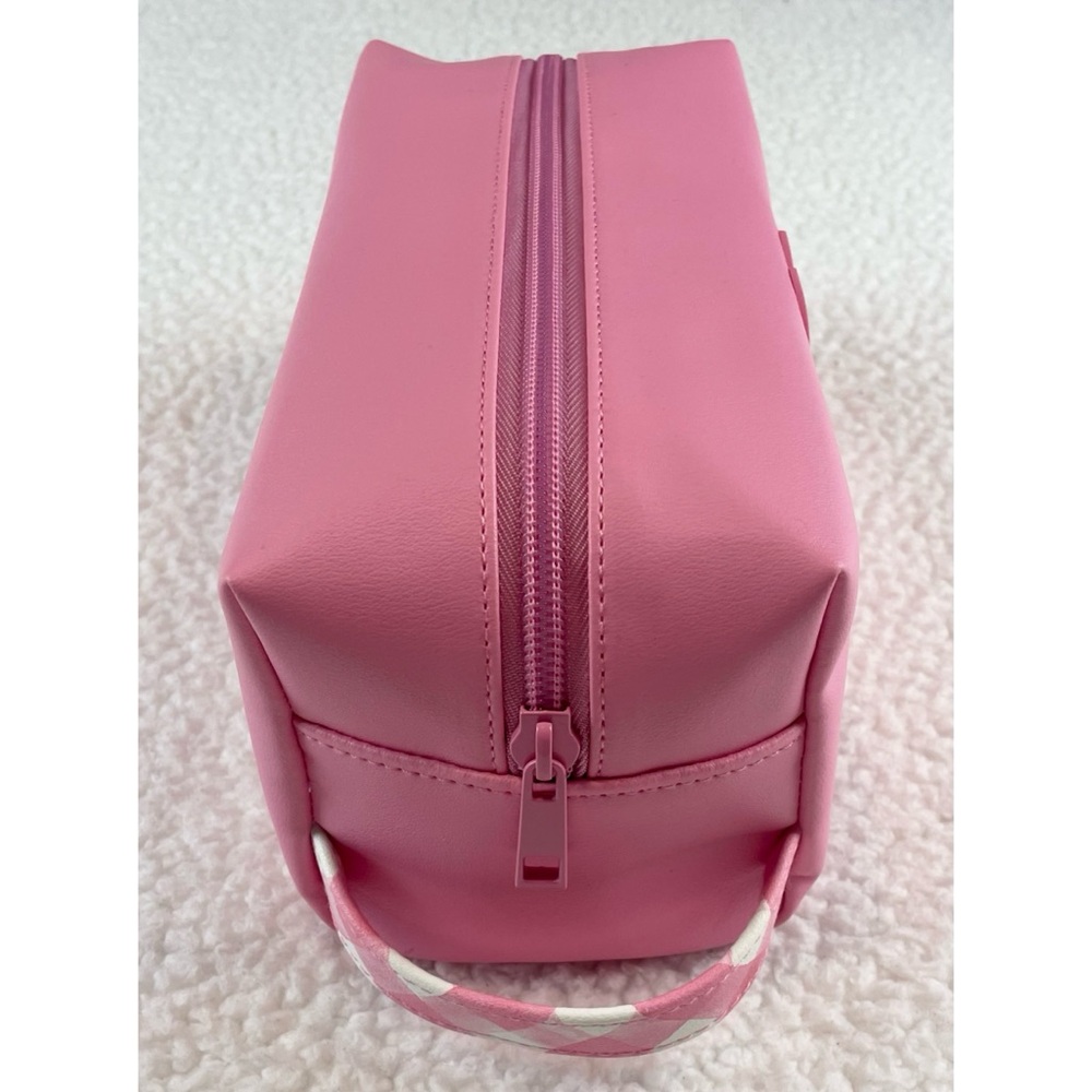 (NWT) BATH & BODY WORKS • 3-Piece Pink/White Faux Leather Cosmetic Travel Set - Picture 5 of 15